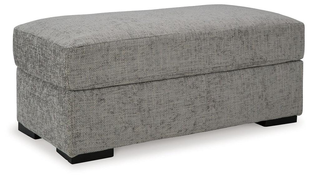 If reclining isnâ€™t a priority (but curling up is), then this ottoman is the clear choice for comfort. Its indulgently plush fabric reminds you to de-stress and take a break for downtime. This ottoman is the best companion to your favorite chair in the r