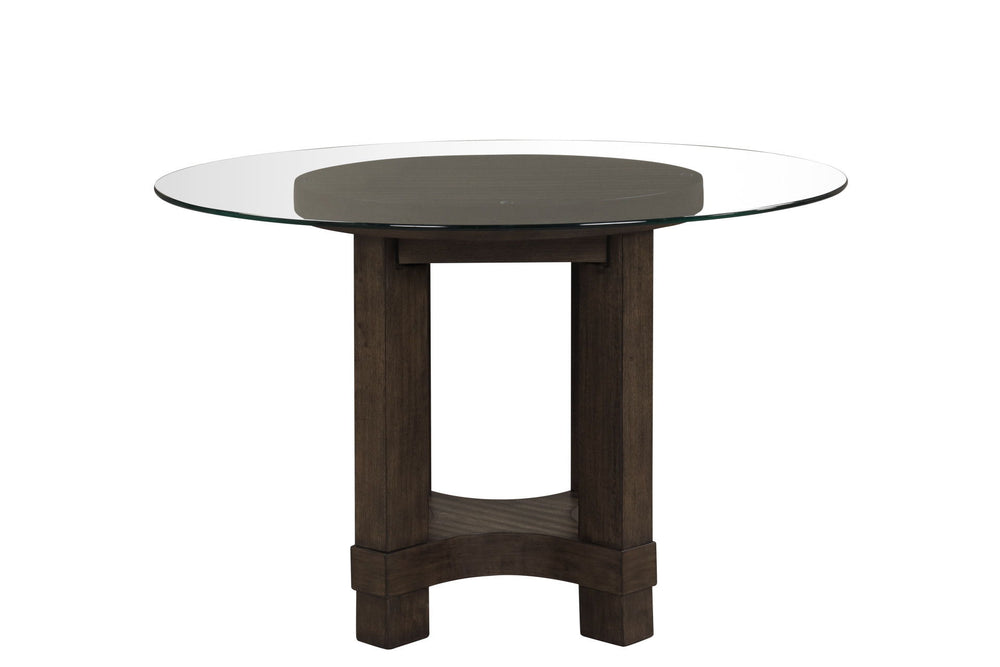 The Cityscape Glass Top Dining Table combines modern design with long-lasting durability, making it an ideal addition to any dining area. Crafted from a blend of Rubberwood solids, manufactured woods, and real Oak veneers, this table offers the strength a