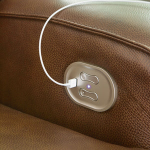Francesca - Auburn - 2 Seat PWR REC Sofa ADJ HDREST