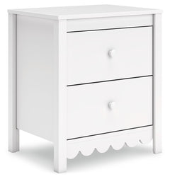 Thanks to its playful scalloped design, this nightstand is the perfect fit for cottage or coastal farmhouse interiors. The matte white finish serves as the perfect backdrop to showcase your personal taste and creativity. And its spacious drawers let you s