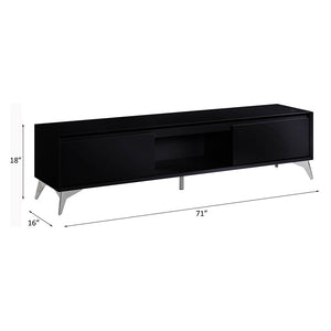  Black & Chrome Finish