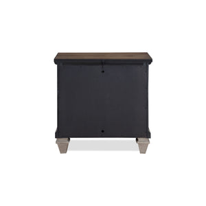 Mariana - Nightstand With USB - Vintage Creme
