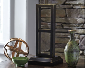 Deidra - Black - Metal Table Lamp (Set of 2)
