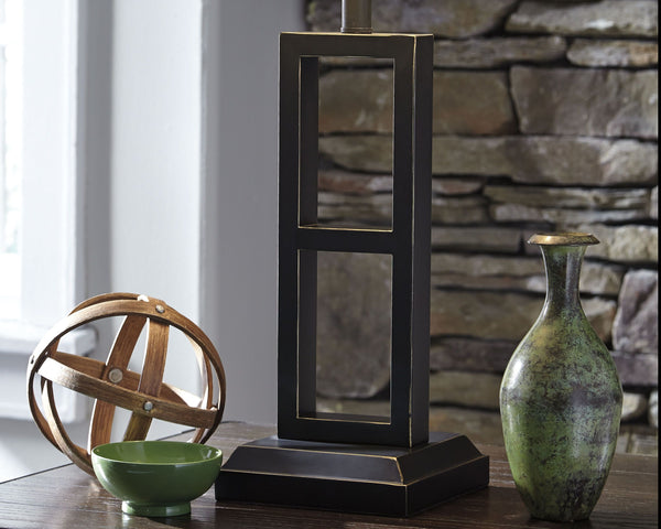 Deidra - Black - Metal Table Lamp (Set of 2)