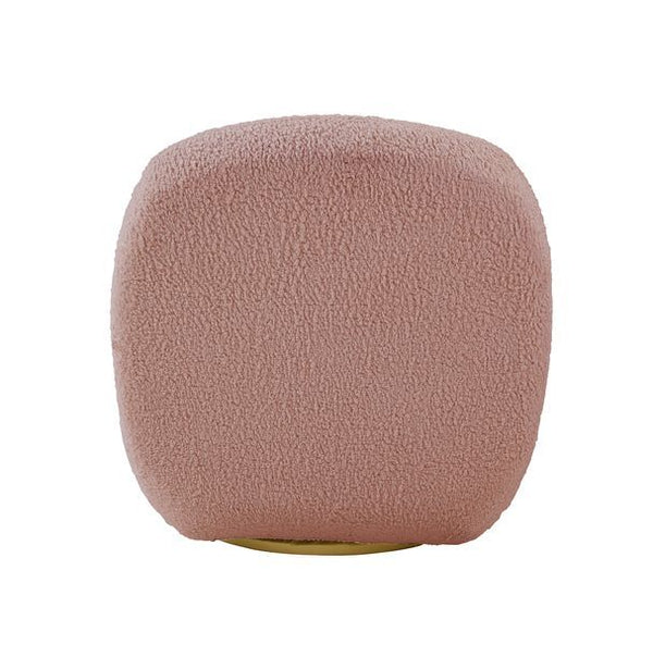 Yedaid - Accent Chair - Pink Teddy Sherpa