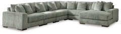 Plush and posh. Showcase your eye for on-trend texture with the statement-making cord upholstery of this sectional with chaise. Its stunningly soft fabric entices in a warm neutral hue, complementing contemporary color palettes. Sink into the cushions and