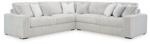 Donâ€™t want to sacrifice standout style for majorly cozy seating? This sectional pairs bold character with sink-in comfort. Its retro-cool jumbo cord over feather-blend cushions creates a luxuriously soft lounging experience. With this sectional