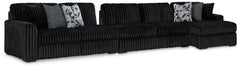 Wrapped in luxuriously soft jumbo corduroy, this sectional with chaise takes cozy and inviting to a higher level. The sumptuous piece is perfect for unwinding after a long day, with exceptionally textured cushions that deliver pure indulgence. Now all you
