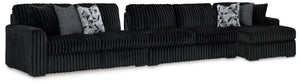Wrapped in luxuriously soft jumbo corduroy, this sectional with chaise takes cozy and inviting to a higher level. The sumptuous piece is perfect for unwinding after a long day, with exceptionally textured cushions that deliver pure indulgence. Now all you