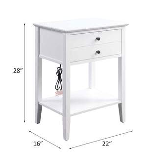 Grardor - Accent Table - White