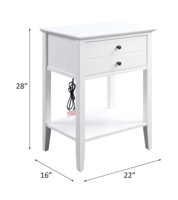 Grardor - Accent Table - White