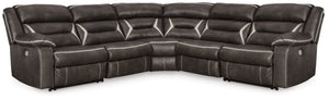 You could play it safe. Or you could choose to stand out in the crowd with this brilliantly styled sectional with power. Ultra cool, ultra contemporary and ultra comfortable, this fashion-forward sectional sports a fabulous faux leather enhanced with cont