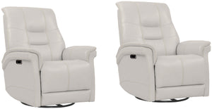 Relax in the seat of luxury with the Carnegie. Offered in glove soft Top Grain Leather and fashionable colors, this ultimate glider/rocker has a 360-degree swivel providing easy view of your entire space. The included FreeMotionÂ® Cordless Battery allows 