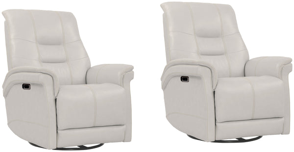 Relax in the seat of luxury with the Carnegie. Offered in glove soft Top Grain Leather and fashionable colors, this ultimate glider/rocker has a 360-degree swivel providing easy view of your entire space. The included FreeMotionÂ® Cordless Battery allows 