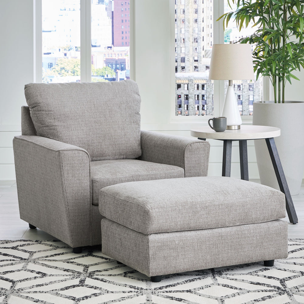 Whatâ€™s new in neutrals? Shades of gray, of course. Embrace the sophisticated design trend with this gorgeous set that offers a clean-lined, contemporary style at a comfortably cool price. Sure to lift your spirits, the plush chenille fabric is fabulousl