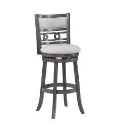 The Gia Wood Swivel Barstool combines expert craftsmanship with everyday comfort, making it an ideal choice for any space. Crafted from durable Mindi and Rubberwood solids and veneers, this barstool offers natural warmth and strength, while its smooth swi