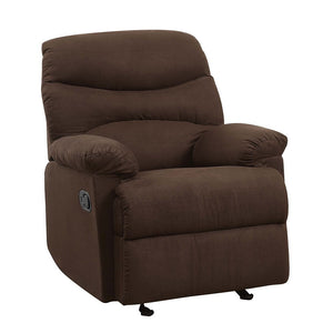  style and value for any home. A smooth microfiber seat cushion provides relaxation from seat to toe with an easy to reach external handle for operating the reclining mechanism.