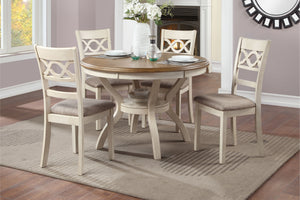 Cori - 5 Piece Round Dining Set - Gray