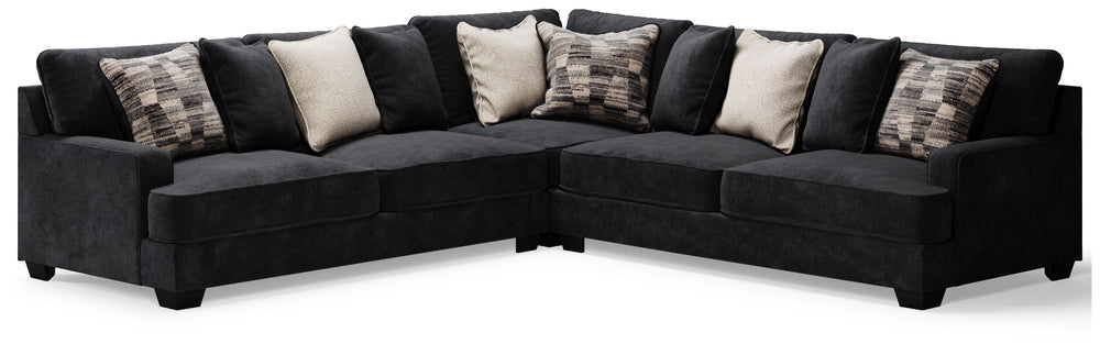 A match made in heaven, this sectional marries a cool, contemporary look and a decadently soft, plush microfiber feel. This irresistibly comfortable union is love at first touch at the end of a long day, or anytime you-'re ready to get serious about relax