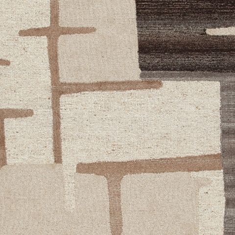 Kencher - Beige / Brown - Large Rug