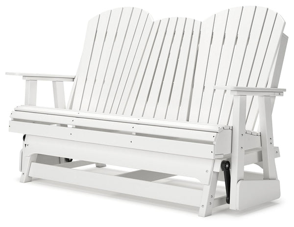 Hyland Wave - White - Glider Loveseat