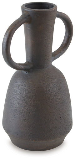With the well-worn look of a found artifact, this decorative vase brings well-crafted character to your home. Its distressed neutral tone makes it a go-to all year as you swap out faux florals and filler with the seasons. Large handles complete this strik