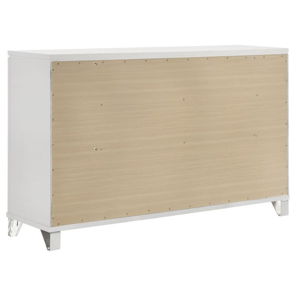 Marmore - 9-Drawer Dresser Cabinet - White
