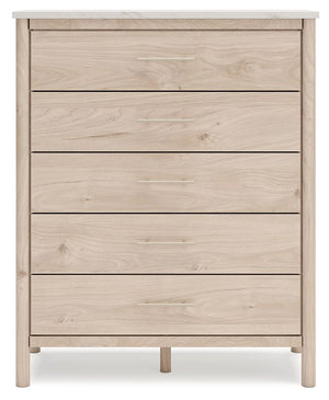 Cadmori - Two-Tone - Five Drawer Wide Chest