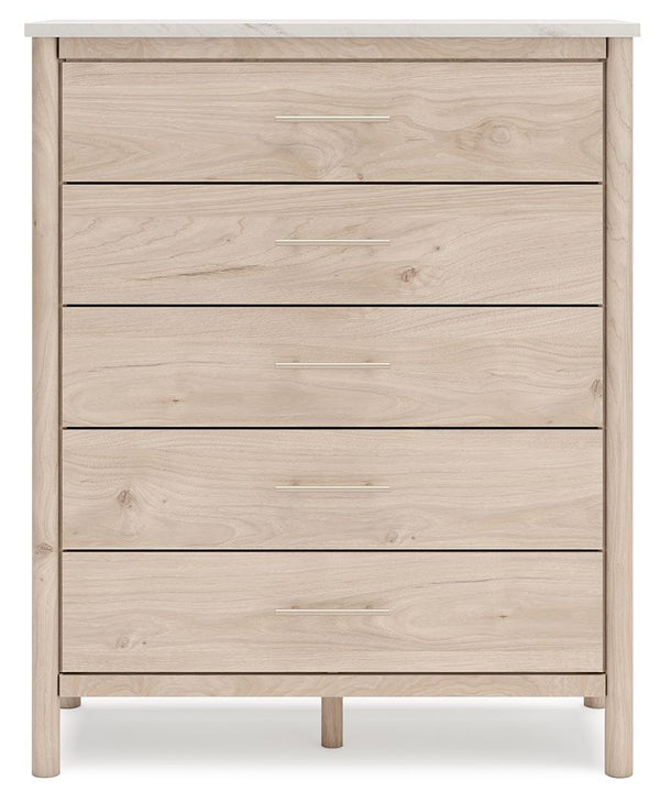 Cadmori - Two-Tone - Five Drawer Wide Chest