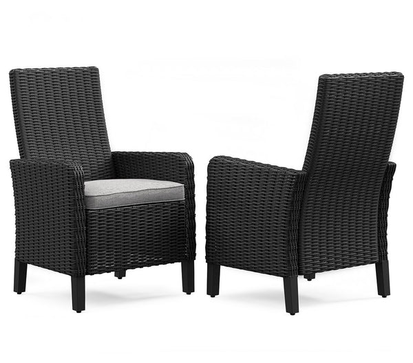 Sporting an easy-on-the-eyes elegance, this dining arm chair with cushion elevates the art of alfresco living. Beautiful and durable enough for indoor and outdoor use, the brilliantly styled seating entices with a plush, removable cushion wrapped in high-