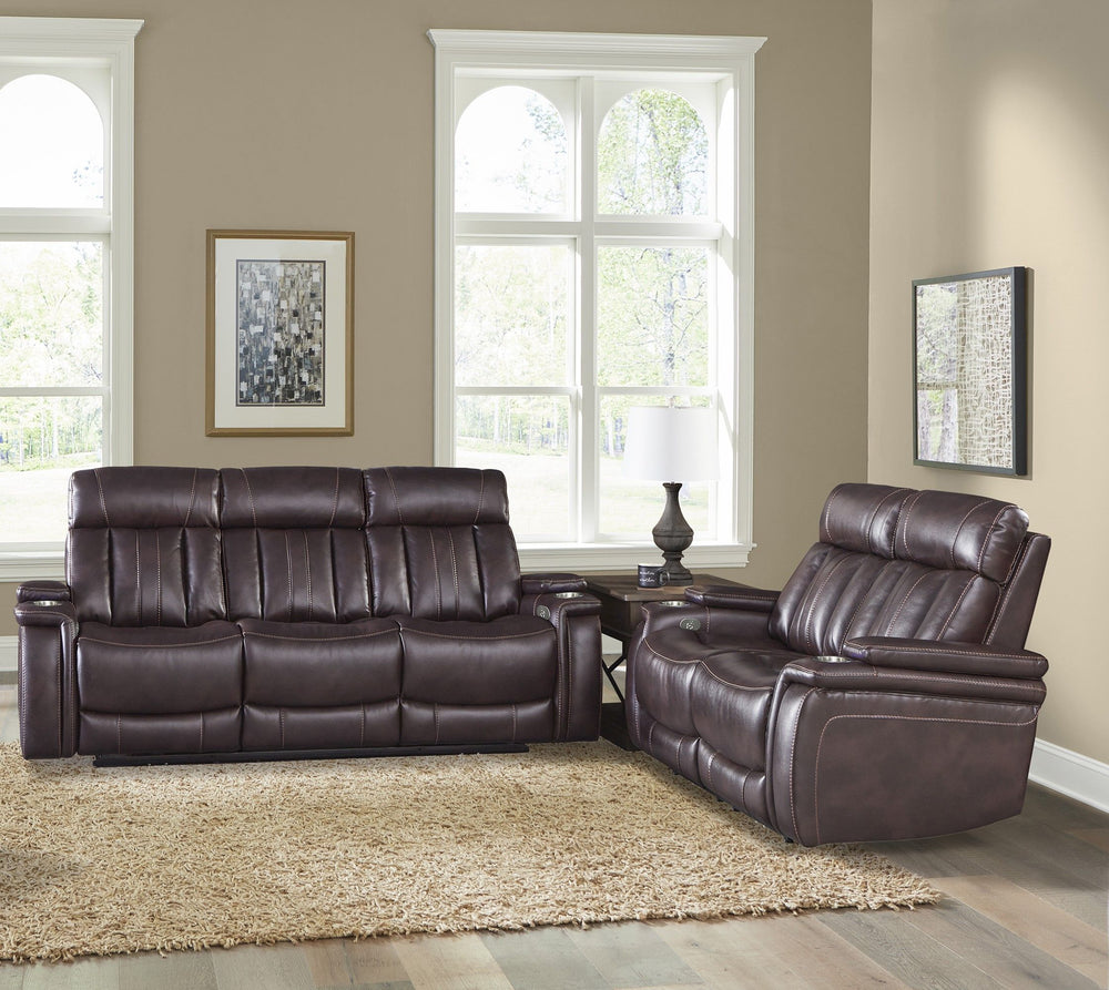 Comfort meets innovation in this inspired Power Reclining Collection. The perfect choice for creating a relaxing environment, this stylish collection features smooth motorized reclining motion and adjustable headrest at just the touch of a button.<br/><br
