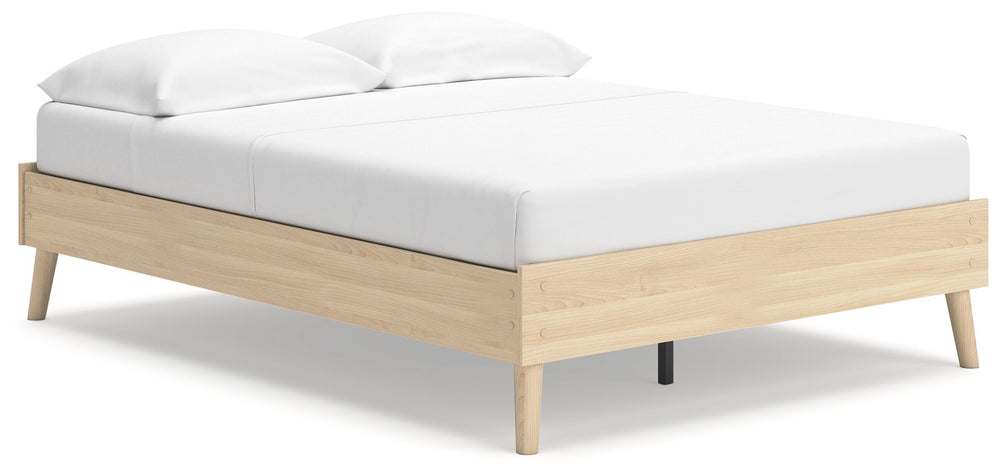 This full platform bed brings on-trend style and a sense of serenity to the bedroom. It eliminates the expense of a foundation/box spring, allowing you to splurge on the mattress of your dreams (sold separately). Best of all, the natural wood finish and r