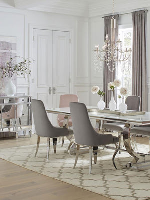  the tailored wingback and demi-arm silhouette offer a plush slipper-style seat ideal for formal dinners and long conversations. Cabriole-sha