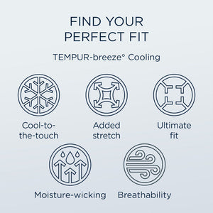 head-to-toe comfort. Made with natural TENCEL Lyocell fibers and cooling nylon technology