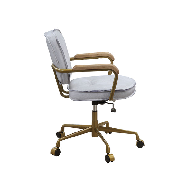 Siecross - Office Chair - Vintage White Finish