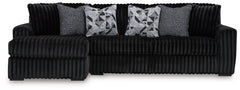 Wrapped in luxuriously soft jumbo corduroy, this sectional sofa with chaise takes cozy and inviting to a higher level. The sumptuous piece is perfect for unwinding after a long day, with exceptionally textured cushions that deliver pure indulgence. Now al