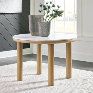  while a replicated white marble top completes the casual lifestyle design. What a delicious choice for a dining room update.<br><br><b>Add