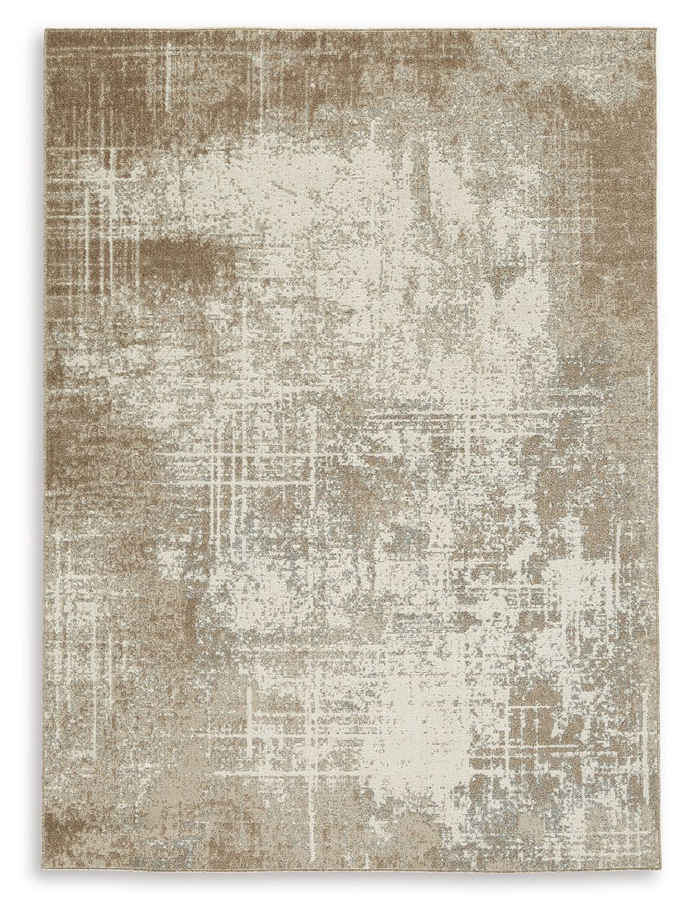 This abstract rug provides a casual, inviting feel with intentional style. Perfect for a modern living room, dining room or bedroom space, it offers practicality thanks to its machine-washable convenience.<br/><br/><b>Product Features</b><ul><li>Made of p
