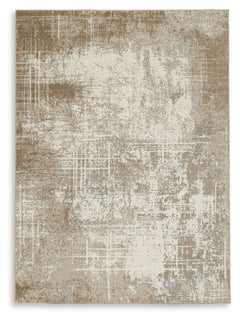 This abstract rug provides a casual, inviting feel with intentional style. Perfect for a modern living room, dining room or bedroom space, it offers practicality thanks to its machine-washable convenience.<br/><br/><b>Product Features</b><ul><li>Made of p