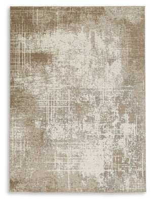 This abstract rug provides a casual, inviting feel with intentional style. Perfect for a modern living room, dining room or bedroom space, it offers practicality thanks to its machine-washable convenience.<br/><br/><b>Product Features</b><ul><li>Made of p
