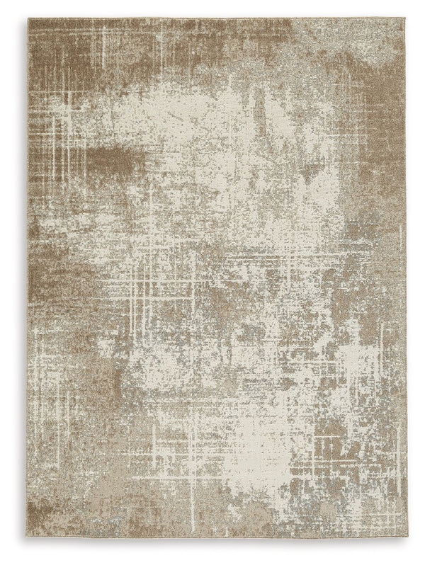 This abstract rug provides a casual, inviting feel with intentional style. Perfect for a modern living room, dining room or bedroom space, it offers practicality thanks to its machine-washable convenience.<br/><br/><b>Product Features</b><ul><li>Made of p