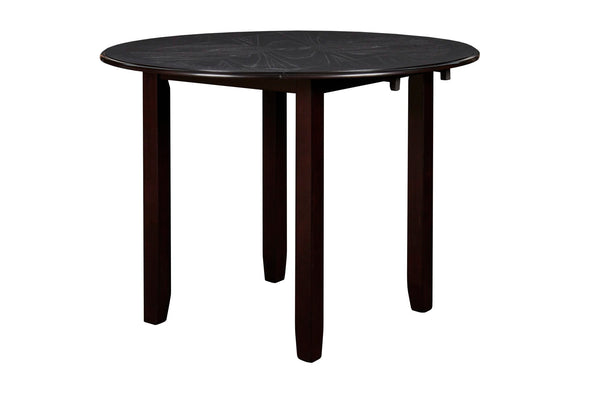 Gia - 3 Piece Dining Set (Dining Drop Leaf Table & 2 Chairs) - Ebony