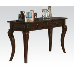 The Amado occasional tables with stylish transitional design will be a great addition for your living room. Constructed with selected woods and veneers in warm walnut finish, features one wide drawer with double ring pull, wooden cabriole legs.<br/><br/><