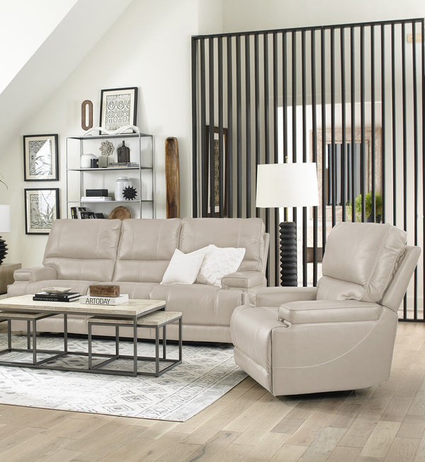 Bring comfort and beauty into your home with the fine styling of the Whitman collection. Offering a well-tailored appearance, the sofa, loveseat, and recliner is powered by our unique FreeMotion cordless battery pack. The battery pack lets you place it an