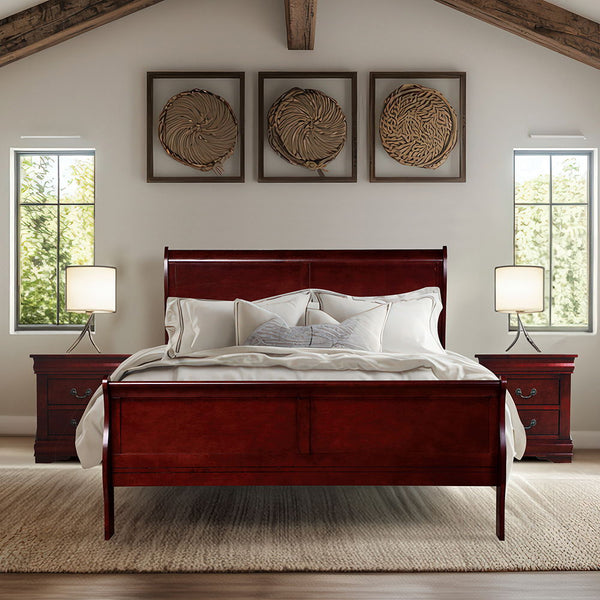 Louis Philippe - Twin Bed - Cherry