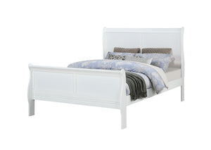 Louis Philip - Full 5 Piece Bedroom Set - White