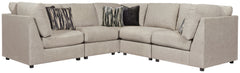 With its casual-contemporary aesthetic and modular design that simply makes sense, this sectional makes way for high style and indulgent comfort. Rest assured, the thickly cushioned seats and wedge-cut backrests are right on point for those who fancy a cl
