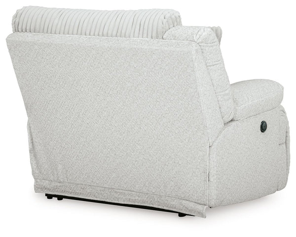 Top Tier - Alloy - Laf Zero Wall Power Recliner