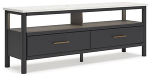 Cadmori - Black / White - Extra Large TV Stand