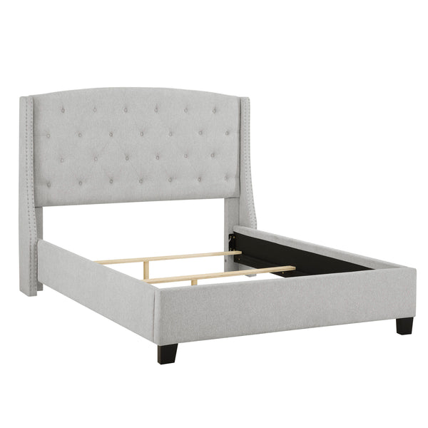 Eva - King Bed - Dove